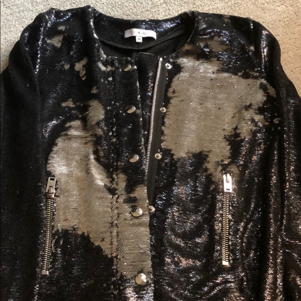 Exclusive I R O jacket.